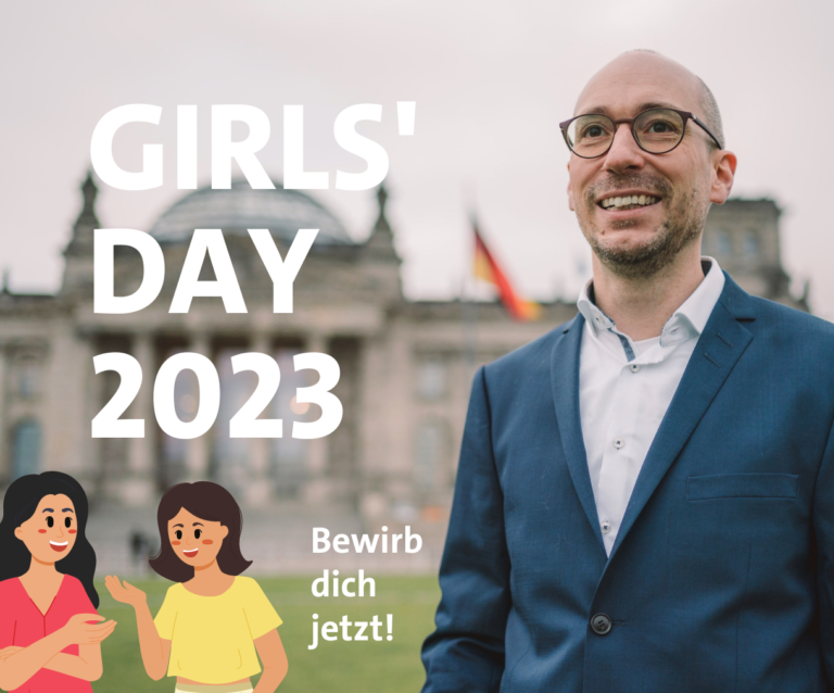 Ruppert Stüwe sucht nach Bewerberinnen für den Girls Day 2023