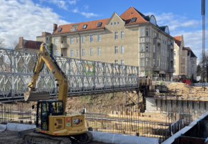Moltkebrücke Baustelle