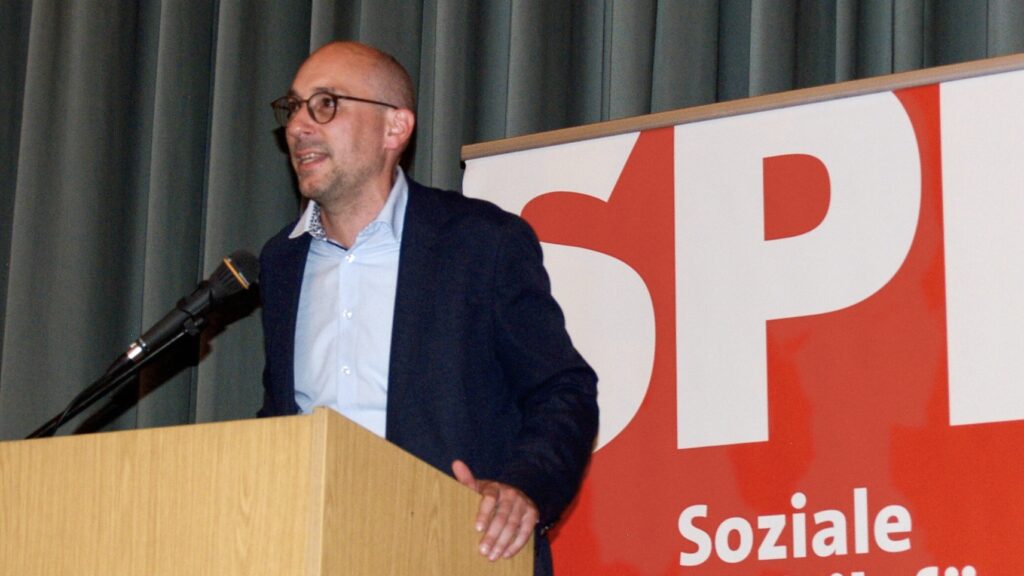 Ruppert Stüwe bei der Kreisdelegiertenversammlung